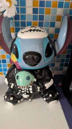 Halloween Stitch Cookie Jar
