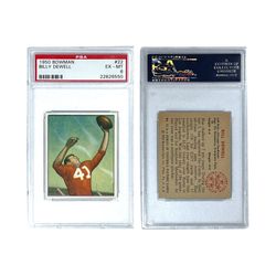 Billy Dewell 1950 Bowman #22 PSA 6 Football Card