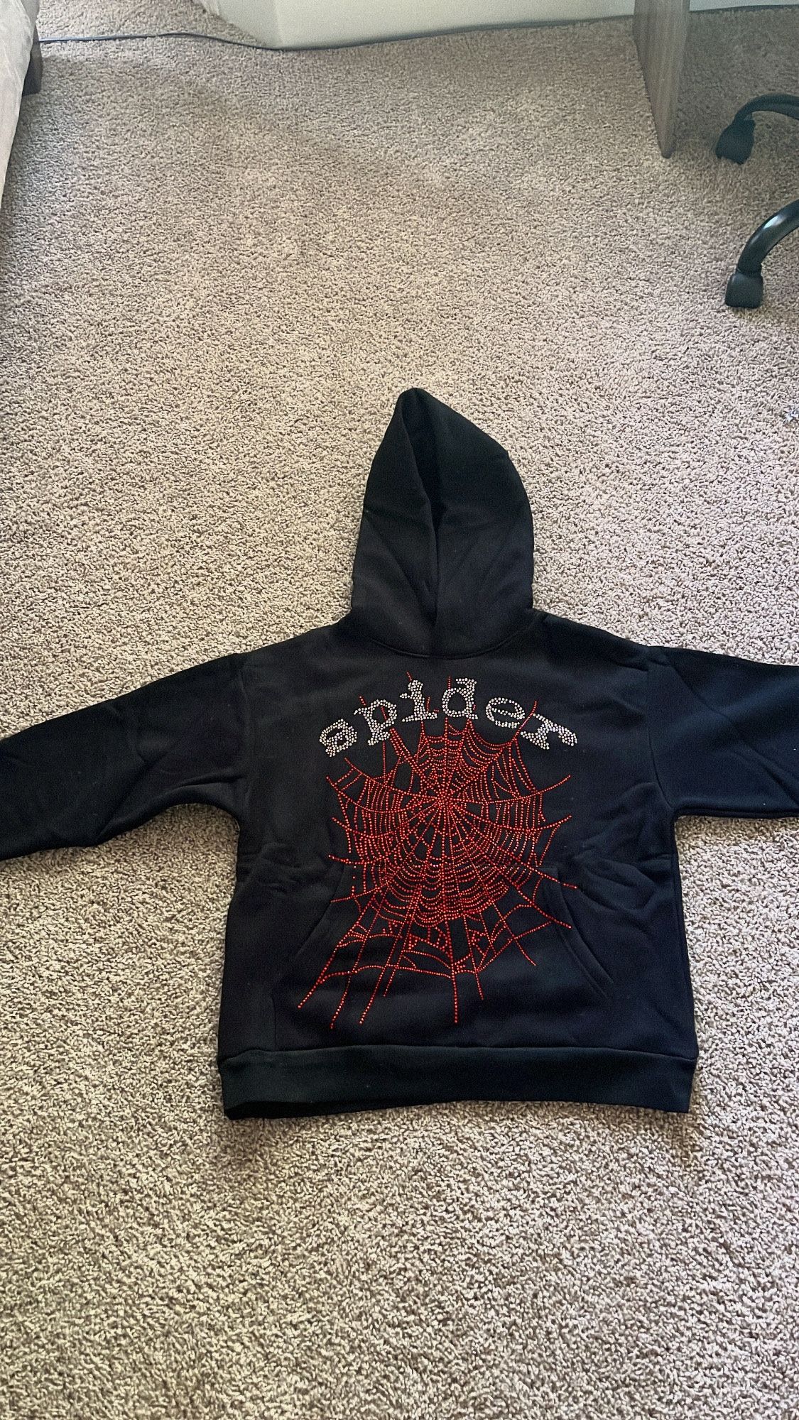Rhinestone SP5DER Hoodie