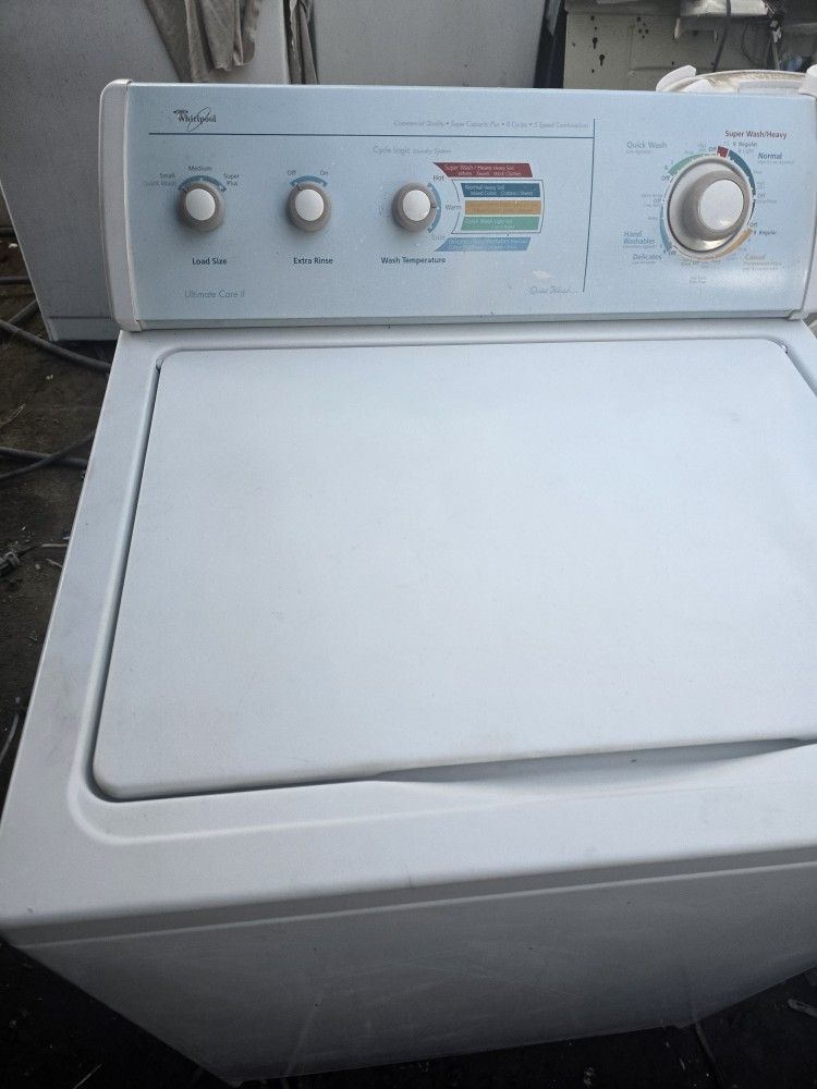 Whirlpool Washer Super Capacity And Heavy Duty Works Excellent