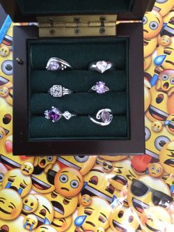 Sterling Silver RINGS 💍 Rings size # 5 each for $20 🌿🌷🌿