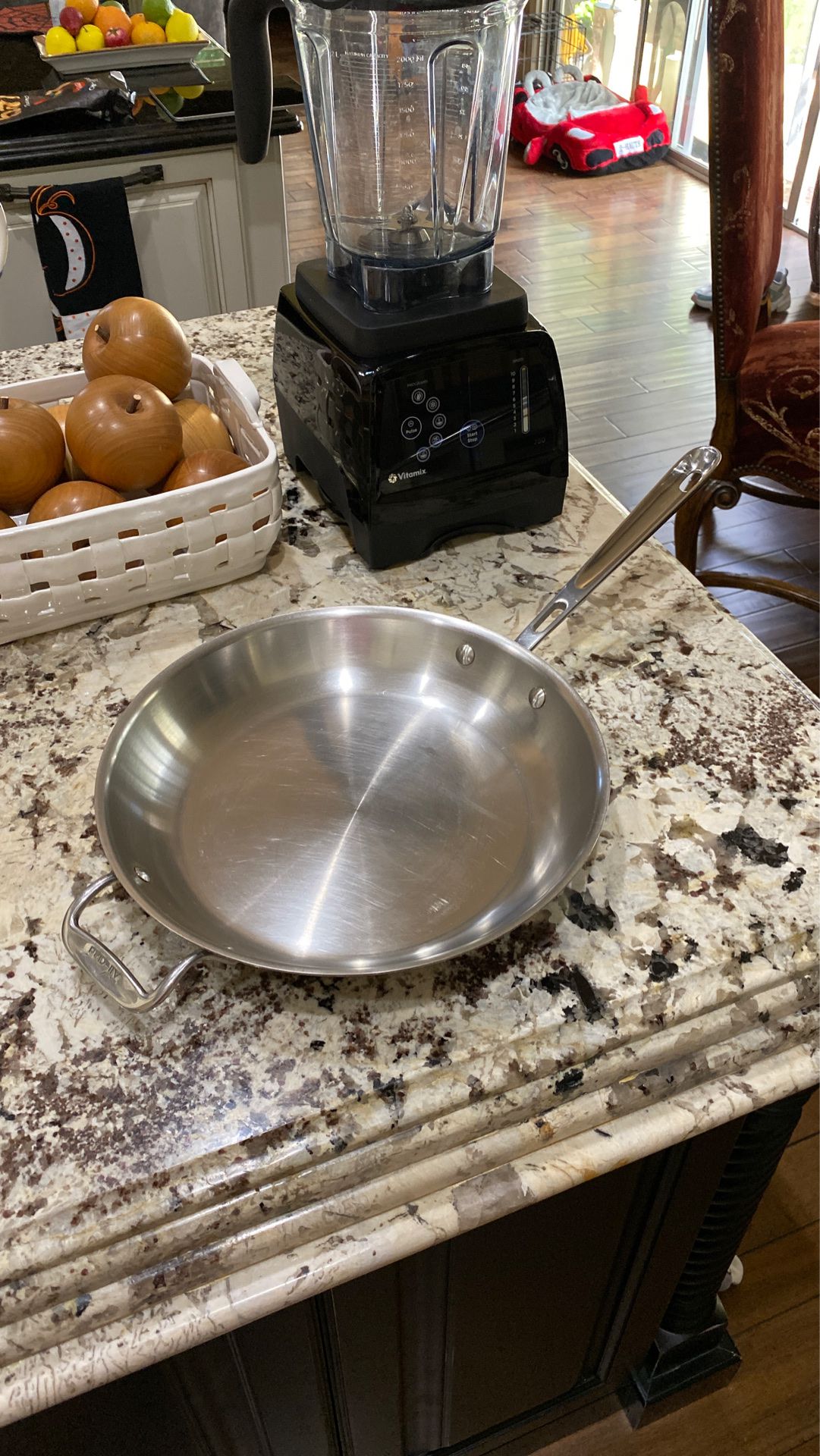 Copper core all-clad fry pan