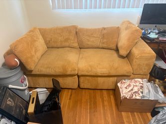 Corduroy love seat