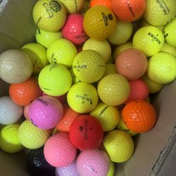 Mixed colored golf balls used good conditions  Mixed brands 