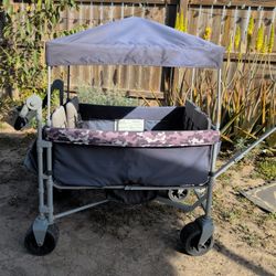 Large Pull Push Kids Wagon