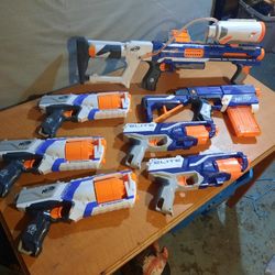 Nerf Nstrike Elite Lot 8+ Blasters