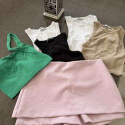 Zara Pre own Top And Skort 