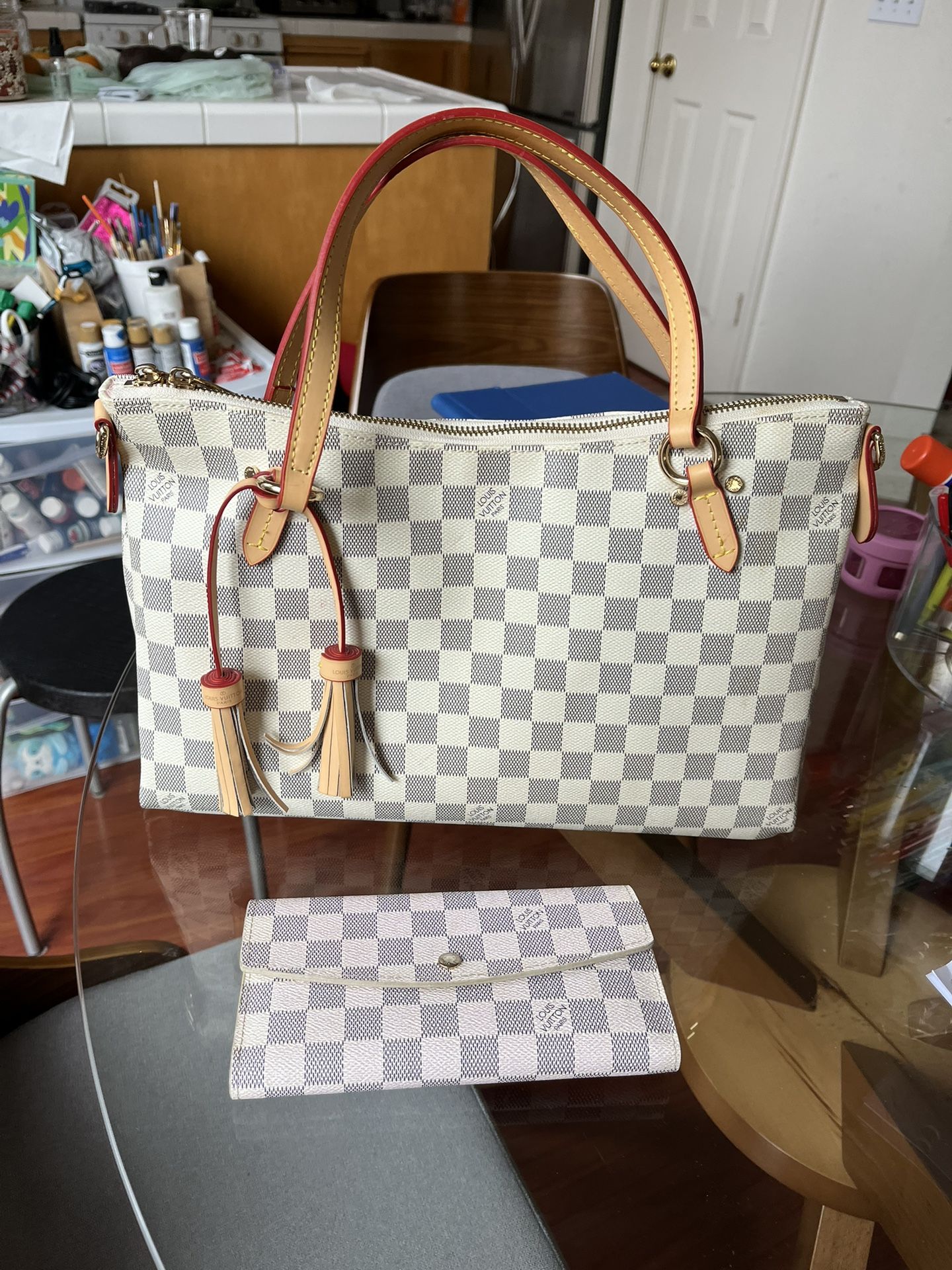 Louis Vuitton purse and wallet