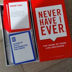 Never Have I Ever Card Game 