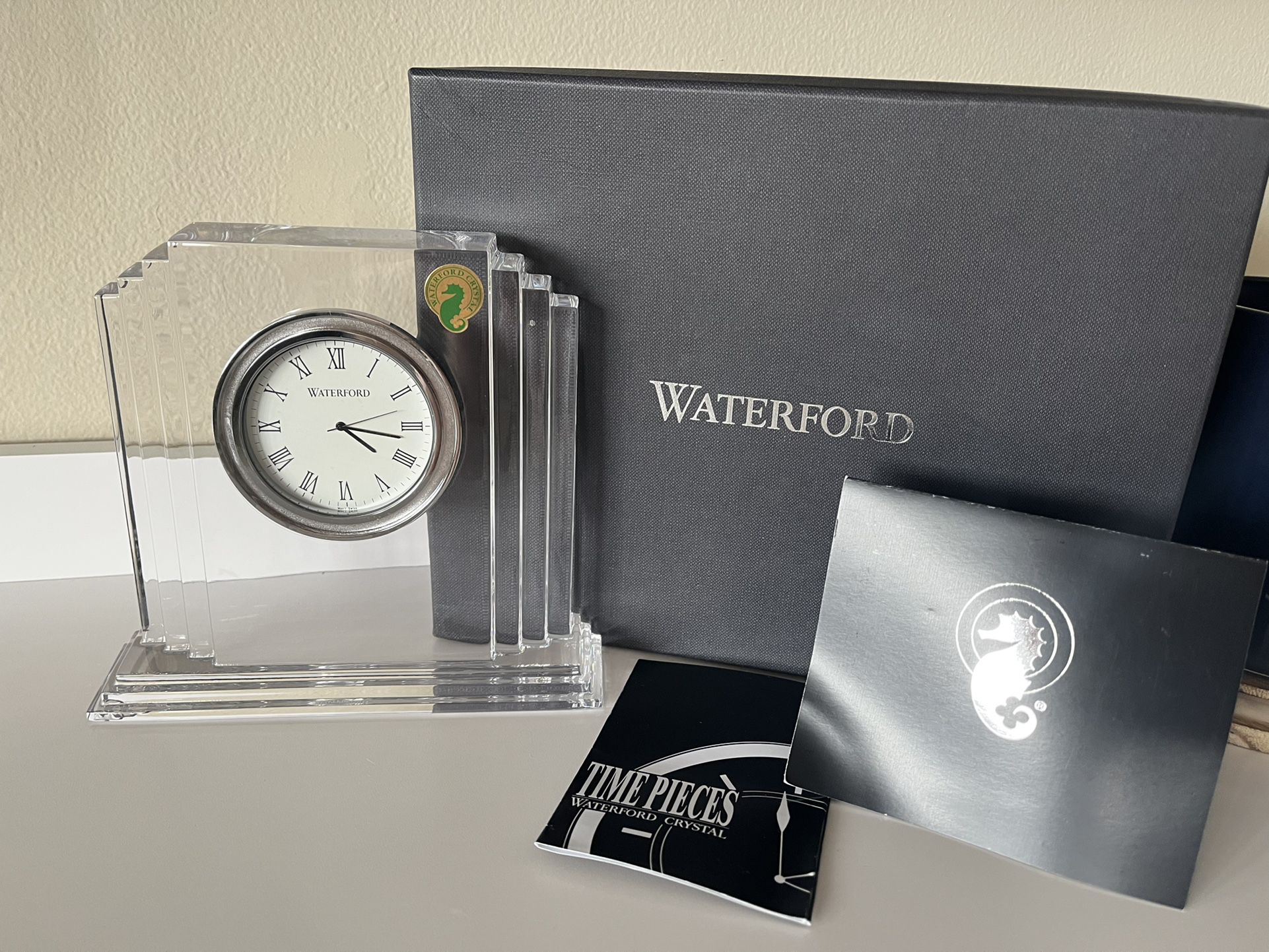 GORGEOUS Brand New Waterford Clock