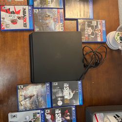 PS4 With Multiple Games Included
