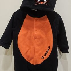 Cat Halloween Costume. 6-12 Months