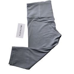 ATHLETA Ultra High Rise Elation Capri Leggings LARGE PETITE Gray NEW NWT Yoga
