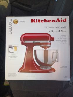 KitchenAid stand mixer brand new in the box red color $150