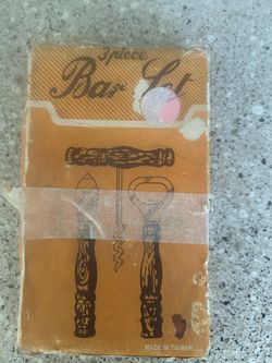 Mid Century Bar Tool Set• New In Box