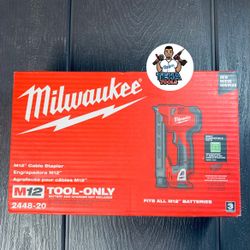 Milwaukee M12 12-Volt Lithium-Ion Cordless Cable Stapler (Tool-Only)