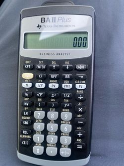 BAII Plus Financial Texas Instruments Calculator