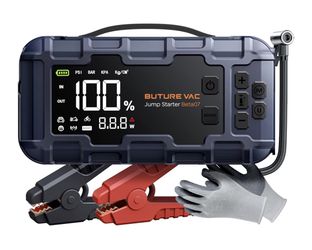 Portable Car Battery Jump Starter with Air Compressor 8000A 160PSI 45W Charger, Jump Starter Jump Box (All Gas 14L Diesel), Car Battery Jumper Starter