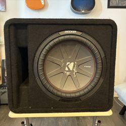 Kicker 12” Sub Enclosure (Read description)