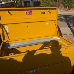 48 In Job Box Toolbox Upgraded With Industrial Casters 