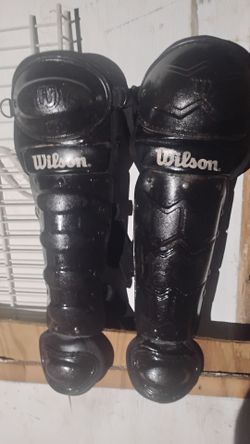 Wilson Standard Youth Baseball Catcher's 13" Shin Guards