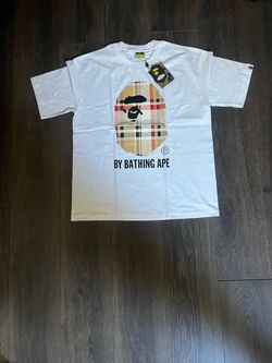 white burberry bape size L