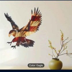 Eagle Patriotic American Metal Art(Size 2nd Picture)