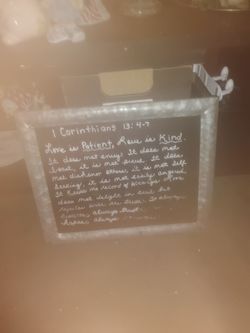 Decorative wall sign by hobby lobby