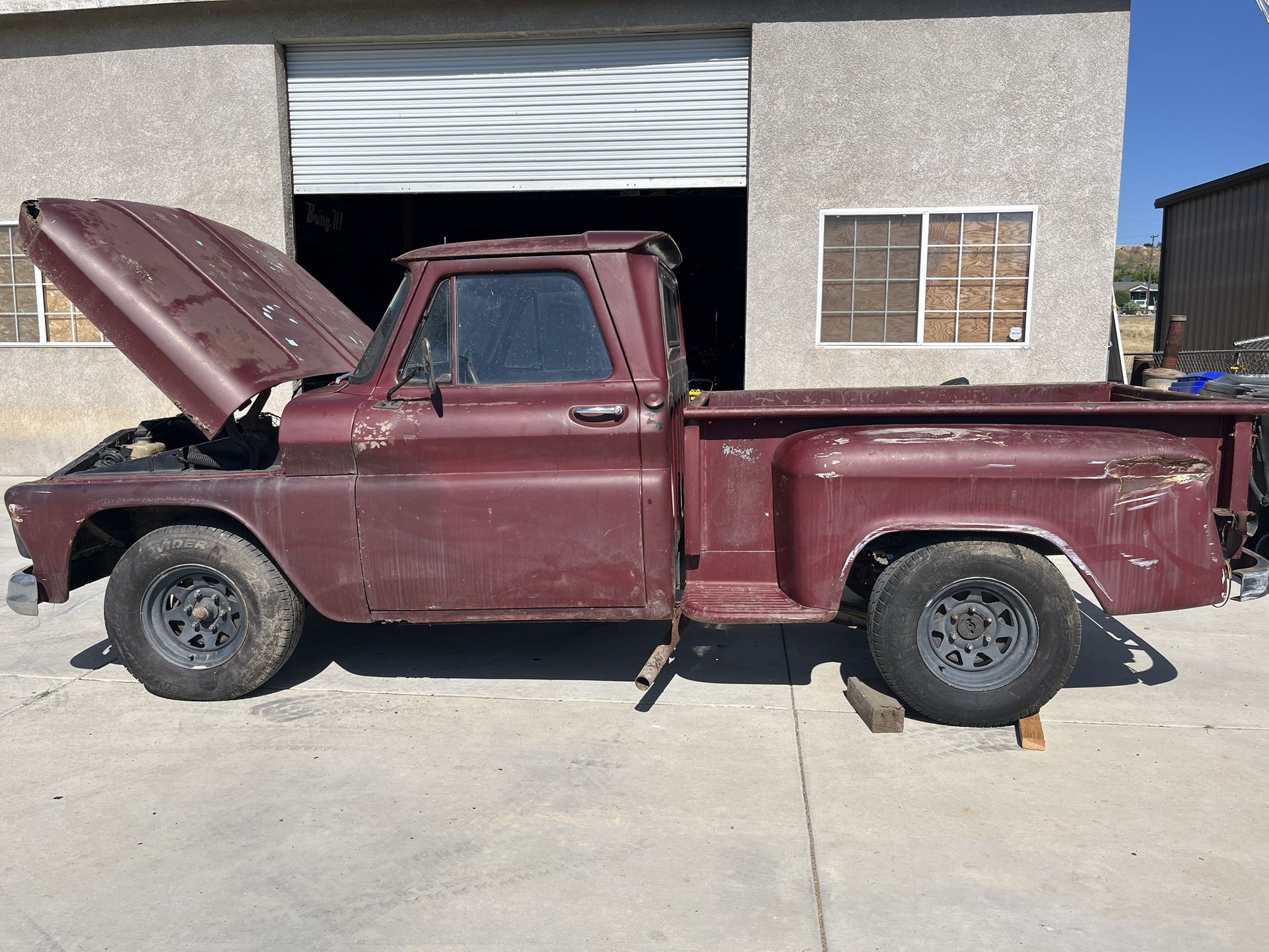 1966 Chevy C10 Stepside Price Dropped!!!Open To Trades?!!!