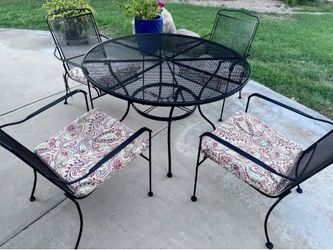 Iron Outdoor Dining Set