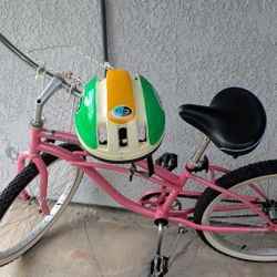 Cruiser Women's 24" Bike &. Helmet  