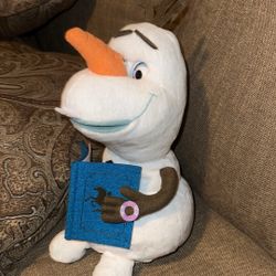Disney Frozen Story Time Olaf, 12” Talking Interactive Plush