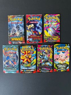 Pokemon Booster Pack Lot FACTORY SEALED