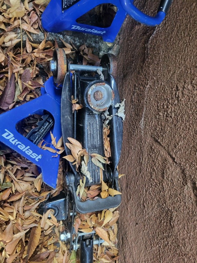 2 Car Ramps 2 Jack Stands And A Jack