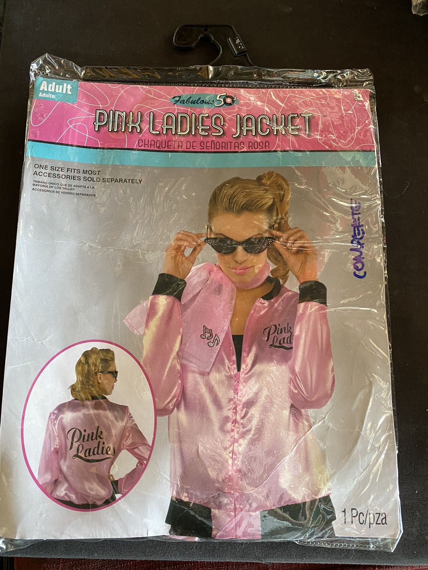 Grease Pink Ladies Jacket Adult One Size Fits Most.