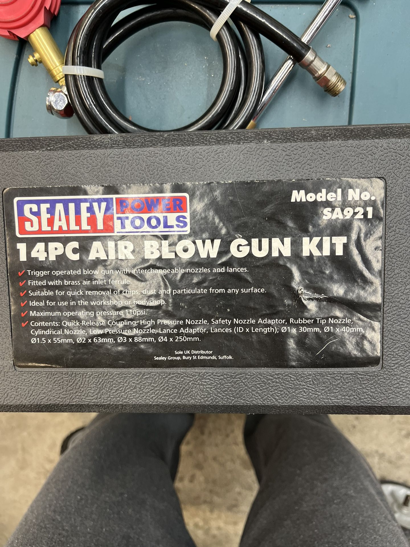 Sealey air blow gun kit 14 pc SA921