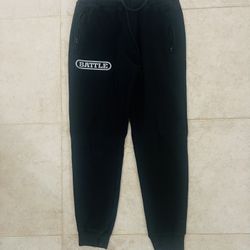 Battle Black Sweat Pants- Large