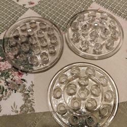 Large Glass Flower Frog 5 inch 