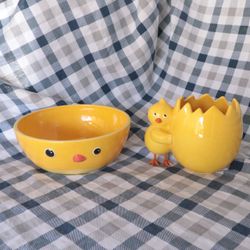 Adorable chick themed dishes!!!