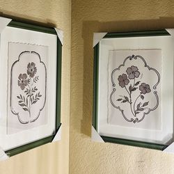Set of two studio McGee wall art