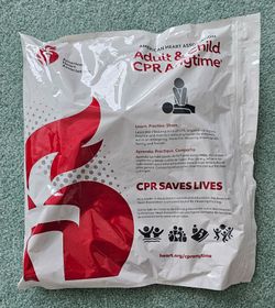 New Sealed Adult & Child CPR Anytime Training Kit - American Heart Association

Brand new. Will ship out same/ next day.