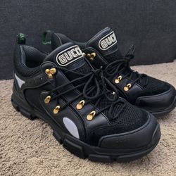 GUCCI Flashtrek Black Size 13 Shoes 