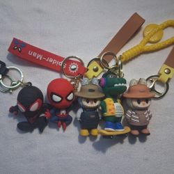 Kids Toys/Key Chains Bundle, Backpack Accessories 