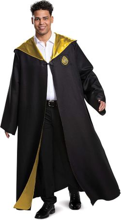 Harry Potter Authentic Hufflepuff Men Robe Costume XL-XXL