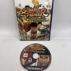 Street Fighter Anniversary Collection (Sony PlayStation 2, 2004) PS2 No Manual