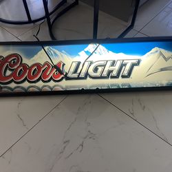 Coors light lamp