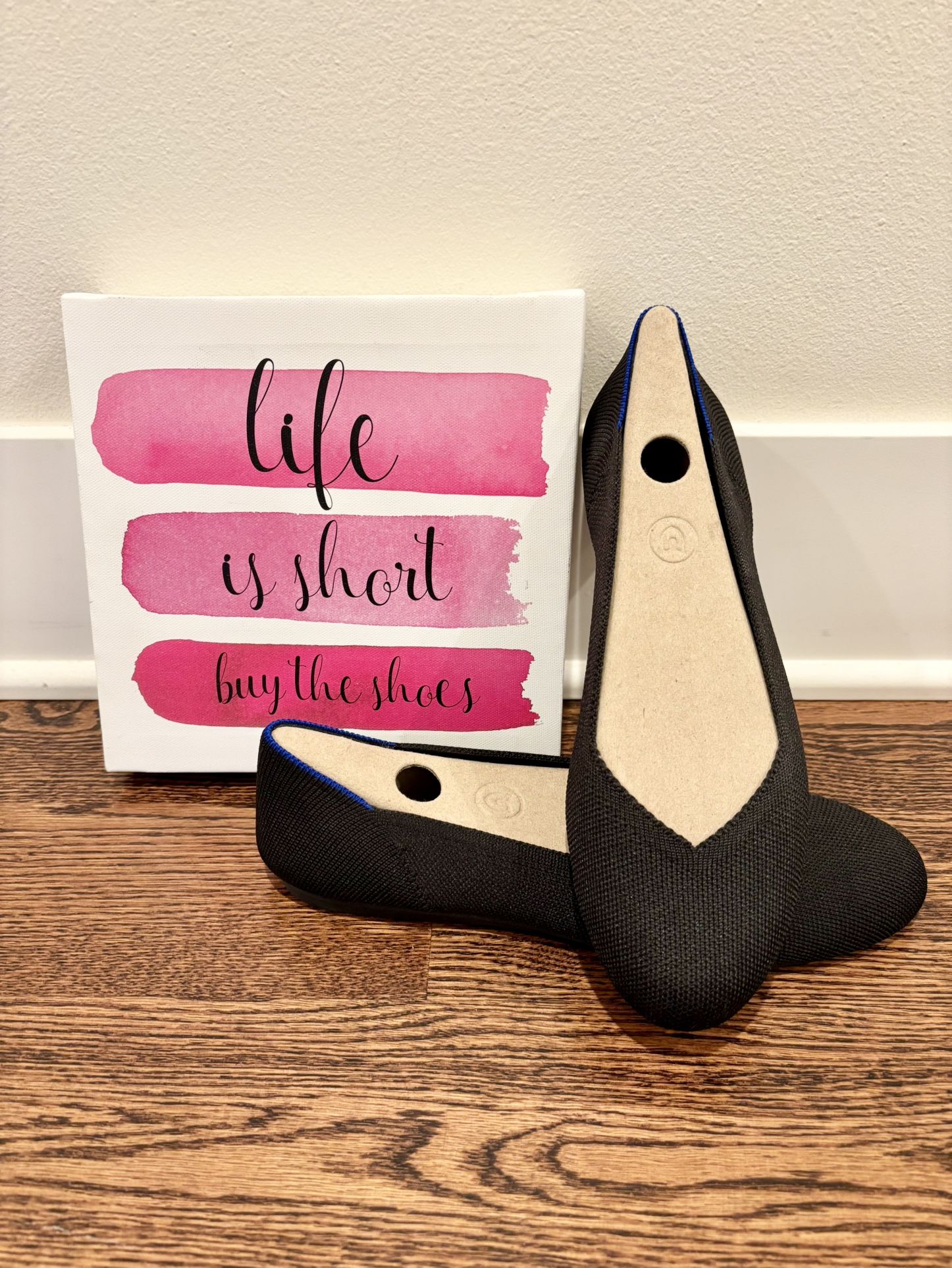 Rothy’s Daily Flat, black size 8