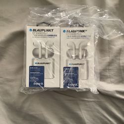 2 Packs Of Blaupunkt Wireless Earbuds 