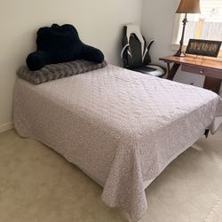 Mattress, Box Spring, Metal Bed Frame