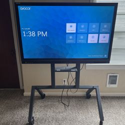 Avocor 55” 4K Touchscreen w/Rolling Stand